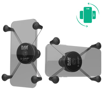 RAM-HOL-UN10BRU:RAM-HOL-UN10BRU_1:RAM Rotating X-Grip Large Phone Holder with Ball - B Size