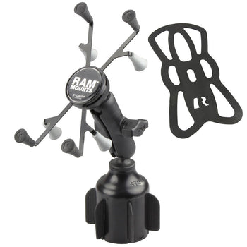 RAM® X-Grip® for 7"-8" Tablets with RAM® Stubby™ Cup Holder Base