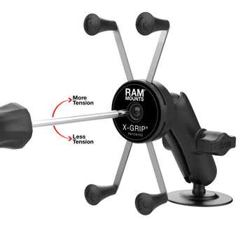 RAM® Rotating X-Grip® Large Phone Mount with Flex Adhesive Base