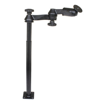 RAM-VP-SW1-1218:RAM-VP-SW1-1218_1:RAM Tele-Pole™ with 12" & 18" Poles, Double Swing Arms & Round Plate