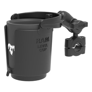 RAM® Level Cup™ 16oz Drink Holder with RAM® Torque™ Medium Rail Base