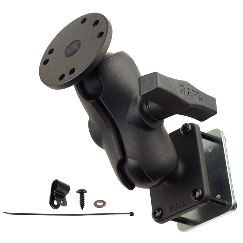 RAM® Double Ball Mount with Steel Backing Plate – RAM Mounts