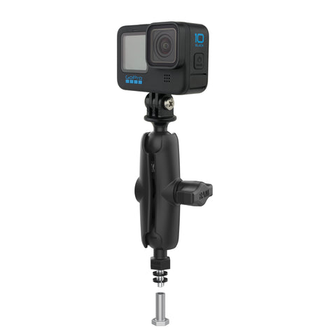 RAM® Tough-Ball™ for Bronco Hood Tie Down with Action Camera Adapter