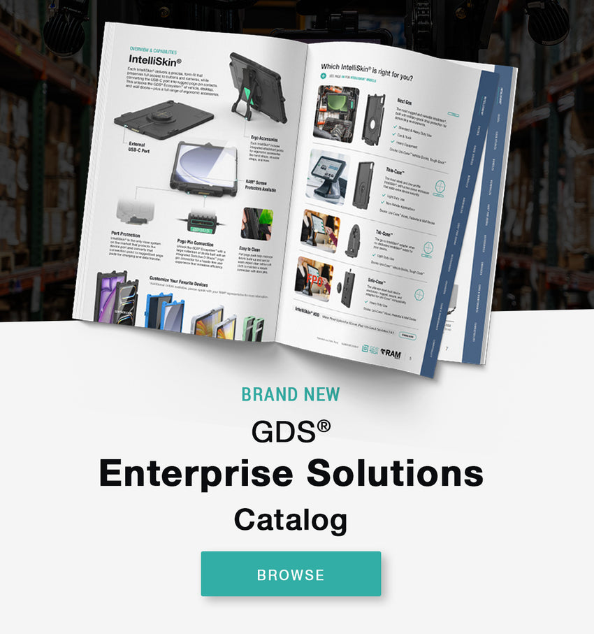 Homepage banner showcasing the new GDS® Enterprise Solutions Catalog with CTA button to browse.