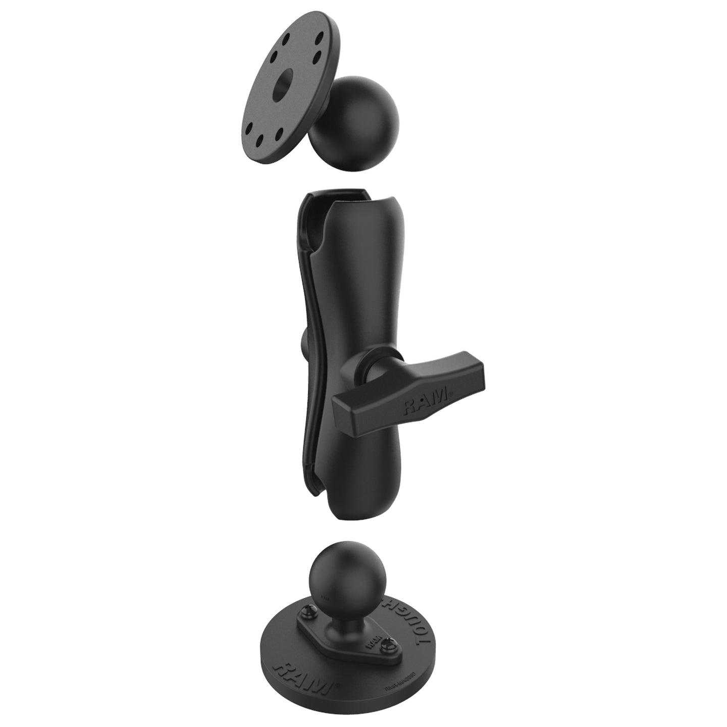 RAM® Tough-Mag™ Heavy Duty Magnetic Mount with Round Plate - Medium ...