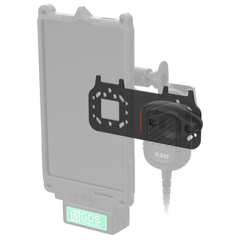RAM® Short Bracket for PTT Microphones with Magnetic Adapter
