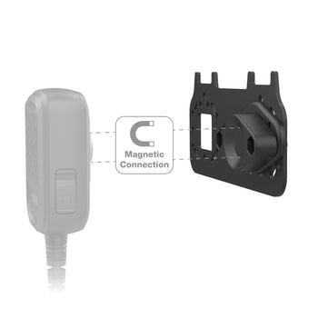 RAM® Short Bracket for PTT Microphones with Magnetic Adapter