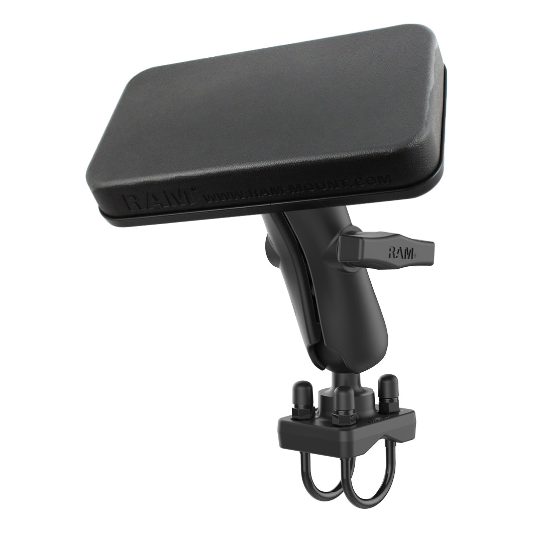RAM® Double U-Bolt Mount with Back Rest for ATV's – RAM Mounts