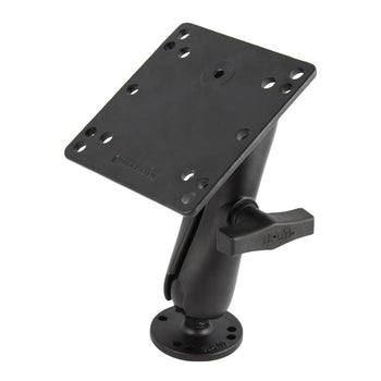 RAM-101U-246:RAM-101U-246_1:RAM Double Ball Mount with 100x100mm VESA Plate - C Size Medium
