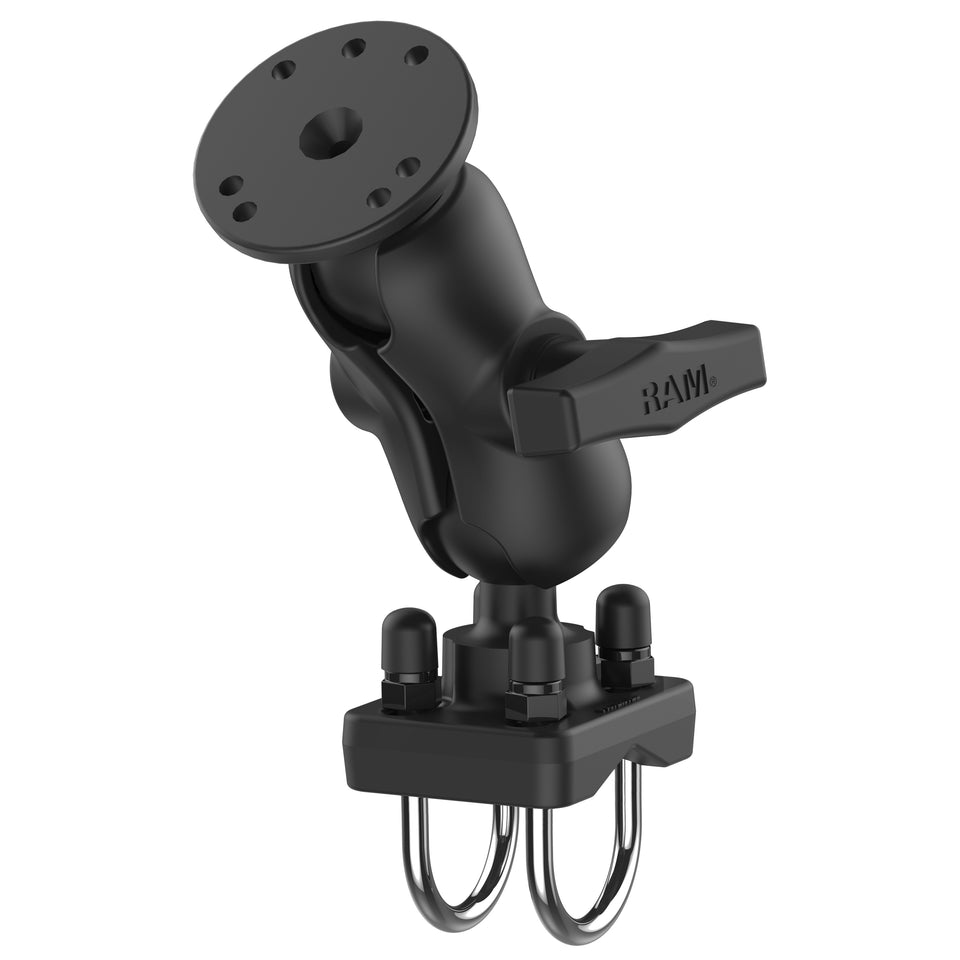 RAM® Double U-Bolt Rail Mount for Smaller Rails - C Size Short – RAM Mounts