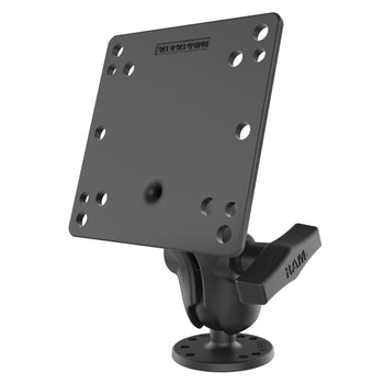 RAM-101U-B-246:RAM-101U-B-246_1:RAM Double Ball Mount with 100x100mm VESA Plate - C Size Short