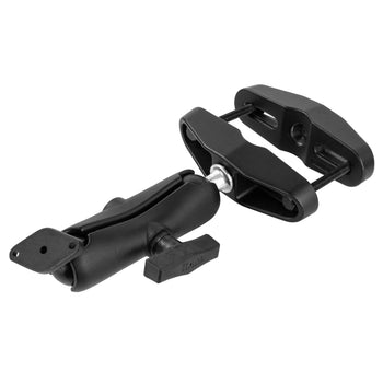 RAM-102U-247:RAM-102U-247_1:RAM Universal Post Clamp Mount with Diamond Plate - C Size Medium Arm