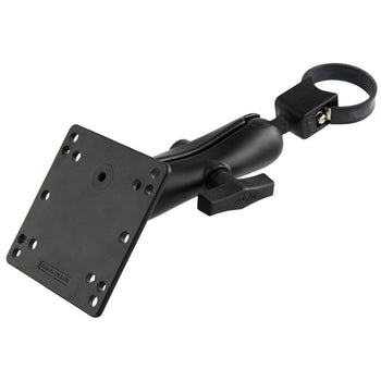 RAM-108B-246U:RAM-108B-246U_1:RAM Strap Hose Clamp Mount with 100x100mm VESA Plate