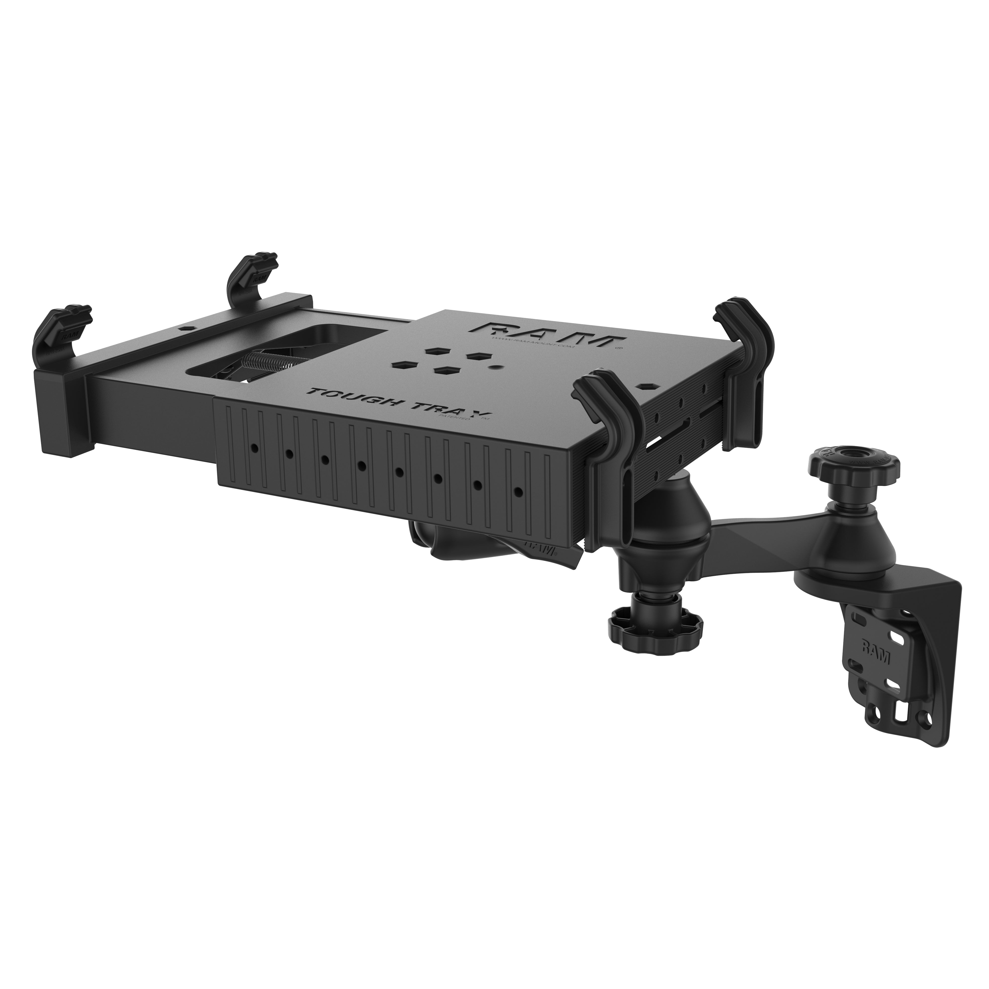 RAM® Tough-Tray™ Laptop Holder with Vertical Swing Arm Mount – RAM