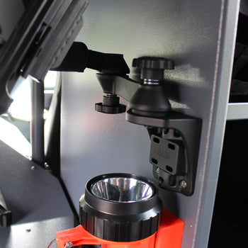 RAM® Vertical 12" Swing Arm Mount with Swivel Socket Arm