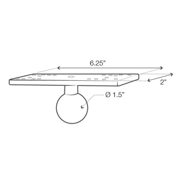 RAM® Universal Marine Electronic Ball - C Size