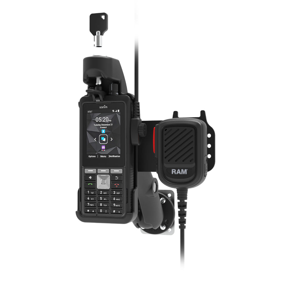 RAM® PTT Remote Speaker Mic Bundle for Sonim XP5plus & XP5plus 5G