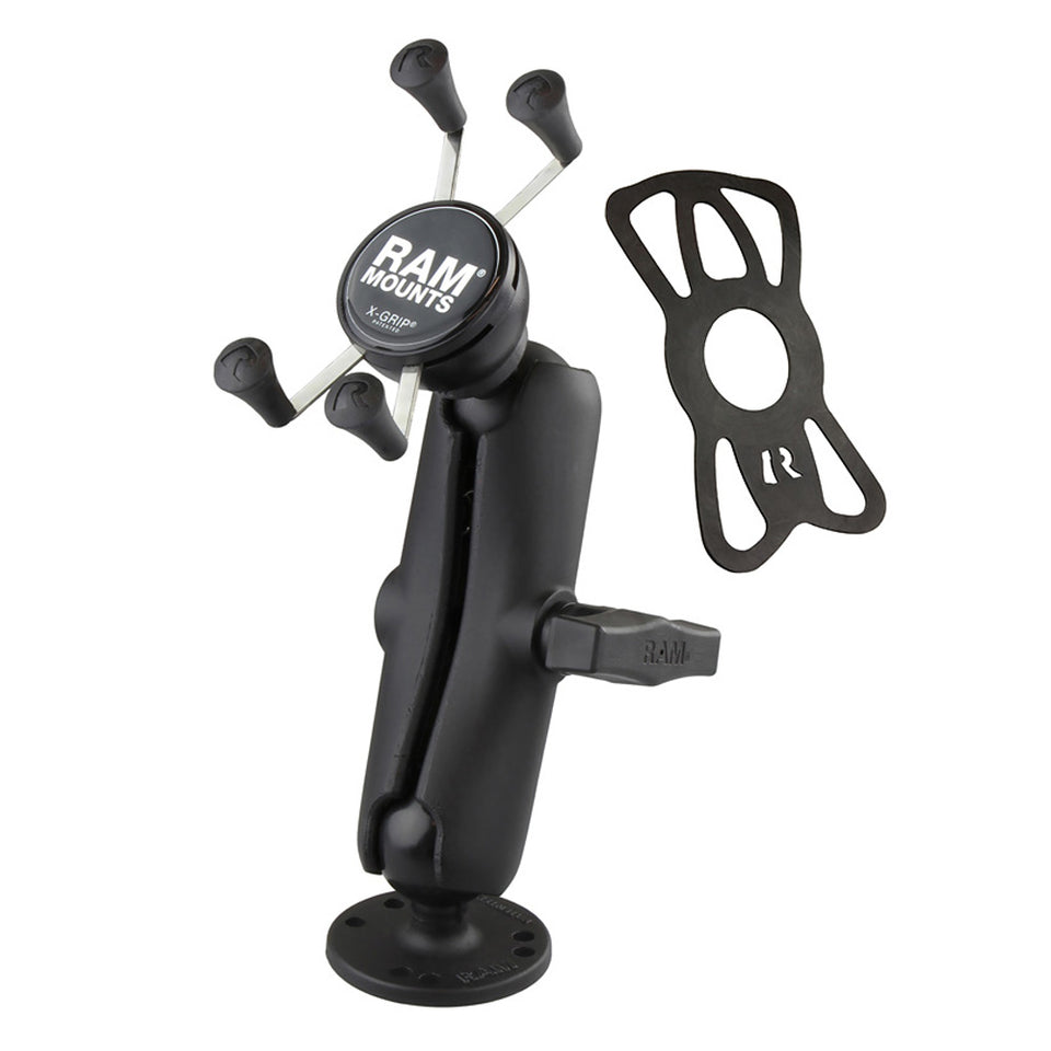 RAM® X-Grip® Phone Holder with Flat Surface Mount – RAM Mounts