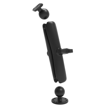 RAM® Double Ball Mount with Diamond Plate Adapter - Long