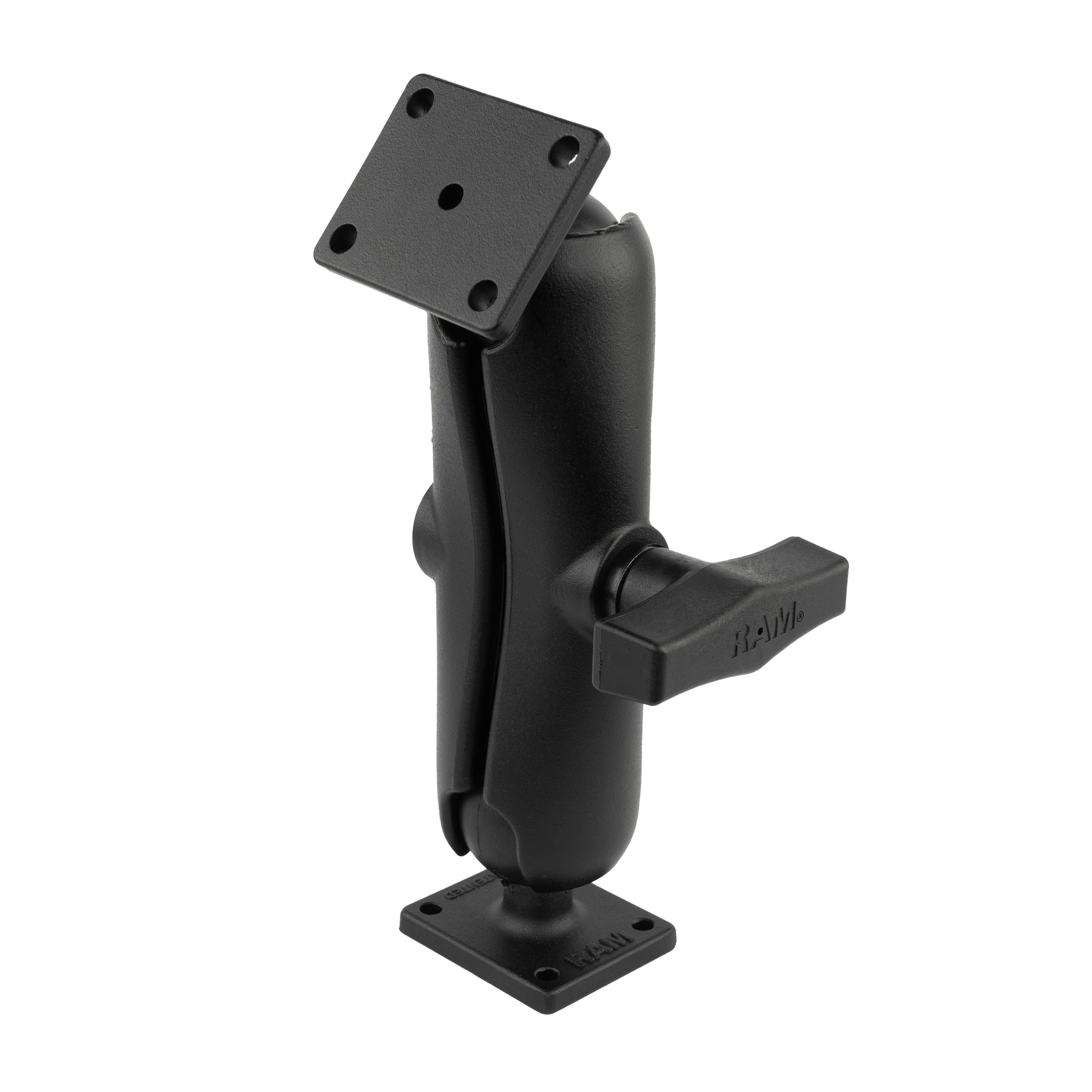 RAM® Double Ball Mount with Rectangle AMPS Plates - C Size Medium – RAM ...