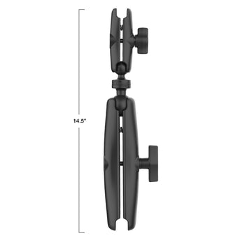 RAM® 14.5" Long C Size to B Size Double Socket Arm Extension