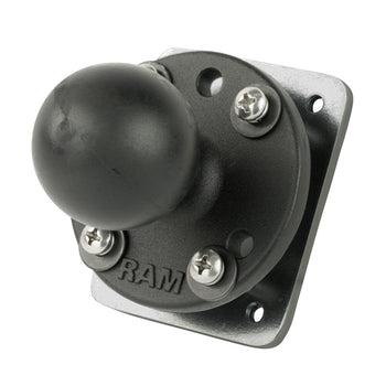 RAM-202-225-2U:RAM-202-225-2U_1:RAM Drill-Down Dashboard Ball Base with Backing Plate - C Size