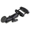 RAM® Double Ball Mount with 3" Square Post Clamp Base and 1/4"-20 Stud