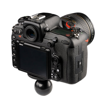 RAM® Ball Adapter with Round Plate and 1/4"-20 Threaded Stud - C Size