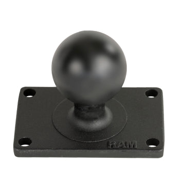 RAM-202U-23:RAM-202U-23_1:RAM Ball Base with 1.5" x 2.5" 4-Hole Pattern - C Size
