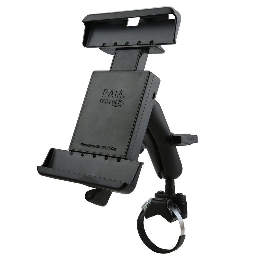 RAM® ATV/Side By Side Rail Mount for 10" Tablets with Heavy Duty Cases