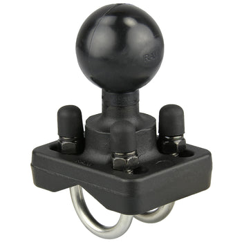 RAM-235-2U:RAM-235-2U_1:RAM Double U-Bolt Ball Base for .75" - 1" Rails