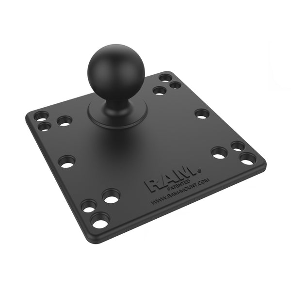 RAM® 100x100mm VESA Plate with Ball - C Size No Spacers – RAM® Mounts