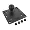 RAM® 100x100mm VESA Plate with Ball - C Size