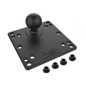 RAM-246U:RAM-246U_1:RAM 100x100mm VESA Plate with Ball - C Size