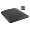 RAM® 9" x 9" Aluminum Weighted Base with AMPS Hole Pattern