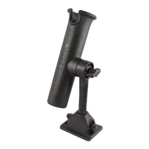 RAM Tube Fishing Rod Holder with Deck Track Base