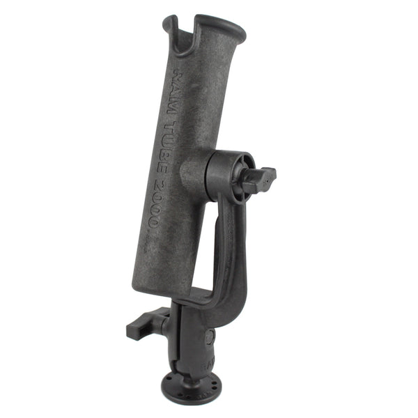RAM Tube Fishing Rod Holder with Revolution Ratchet & Salt Water Base RAM Tube Fishing Rod Holder with Revolution Ratchet & Salt Water Base