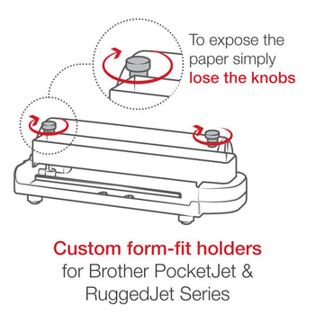 RAM® Printer Mount for Brother PocketJet with Medium Tough-Claw™