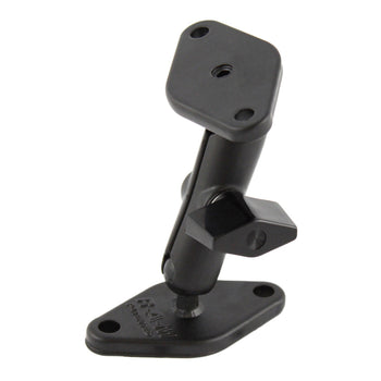 RAM® Double Ball Diamond Plate Mount - A Size Medium