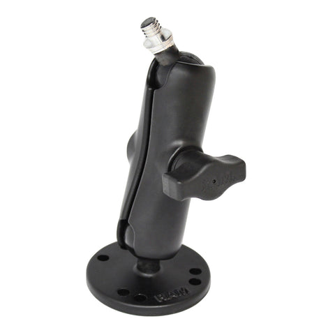 RAM® Drill-Down Double Ball Mount with 3/8