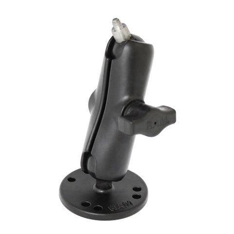 RAM® Drill-Down Double Ball Mount with 1/4