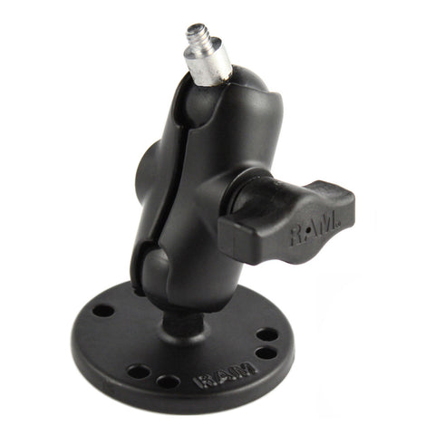 RAM® Drill-Down Double Ball Mount with 1/4