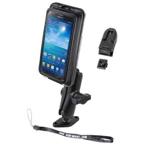 RAM® Aqua Box® Pro 20 with Double Ball Diamond Plate Mount