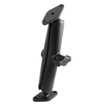 RAM-B-102U-C:RAM-B-102U-C_1:RAM Double Ball Diamond Plate Mount - B Size Long