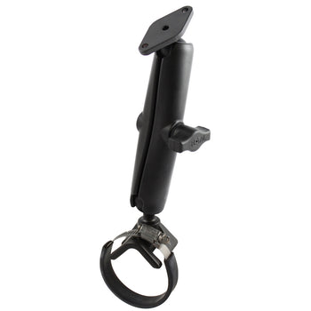 RAM® Double Ball Hose Clamp Kit 2" - 3" with Diamond Plate - Long