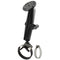 RAM® Double Ball Strap Hose Clamp Mount with Round Plate - Long