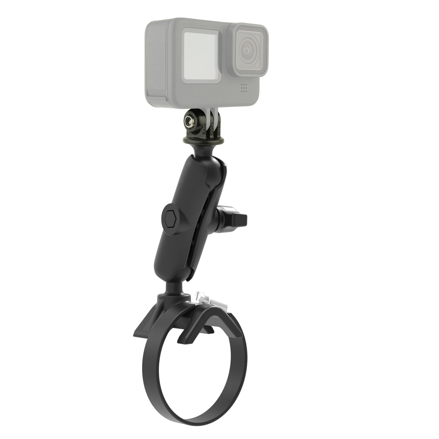 RAM® Strap Clamp Mount with Universal Action Camera Adapter – RAM Mounts
