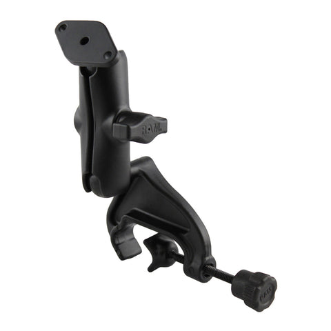 RAM® Double Ball Yoke Clamp Mount with Diamond Plate - Medium