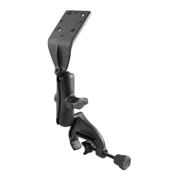 RAM-B-125U:RAM-B-125U_1:RAM Double Ball Yoke Clamp Mount with Angled Extension Plate - Medium