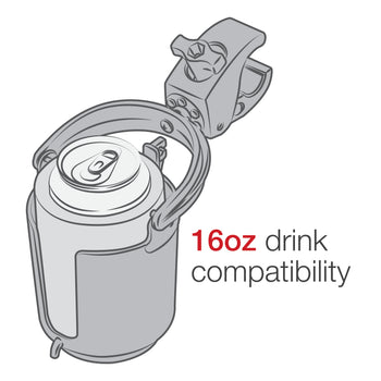 RAM® Level Cup™ 16oz Drink Holder with RAM® Tough-Claw™ Mount